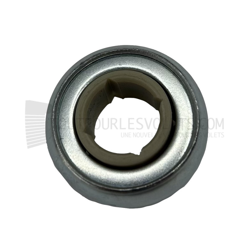 Roulement à billes nylon diam. 28 - Carré 10