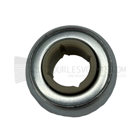 Roulement à billes nylon diam. 28 - Carré 10