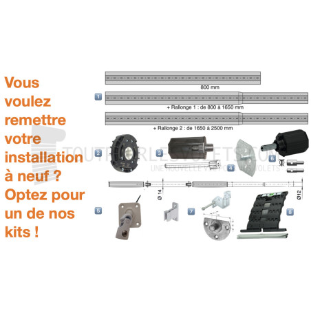 Kit de manoeuvre à Treuil - Octo 60