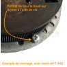 Bride de fixation pour Treuils T1002 et T1002-SF