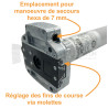 Pack de remplacement Moteur filaire à manoeuvre de secours toute marque pour porte de garage