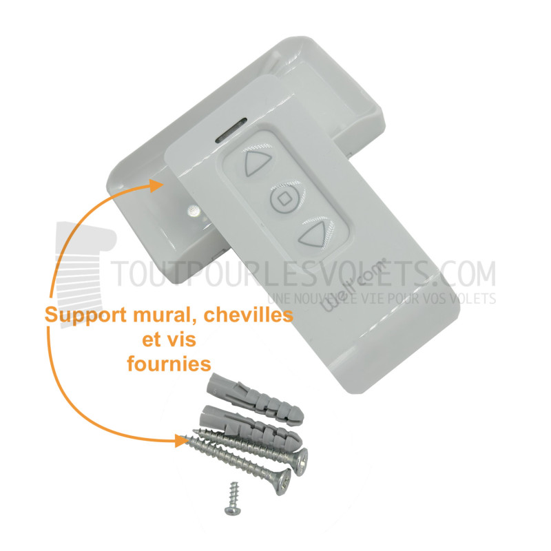 Télécommande individuelle radio Franciaflex Well'com  X2D et X3D