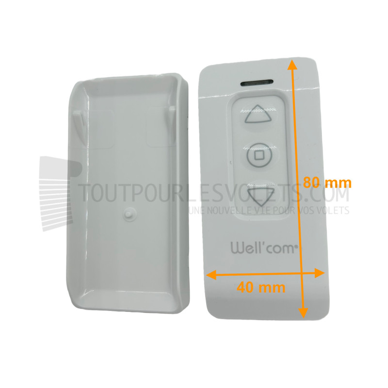 Télécommande individuelle radio Franciaflex Well'com  X2D et X3D