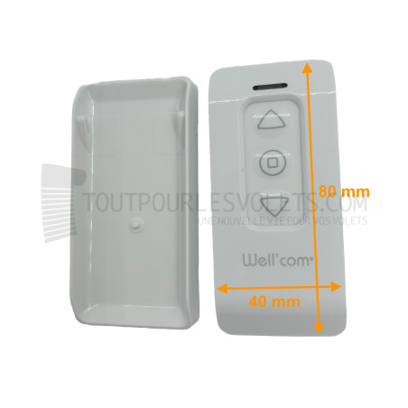 Télécommande individuelle radio Franciaflex Well'com  X2D et X3D