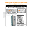 Télécommande individuelle radio Franciaflex Well'com  X2D et X3D