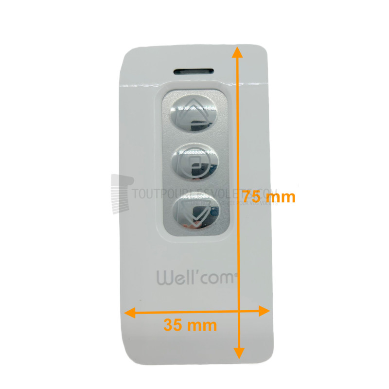 Télécommande de groupe radio Franciaflex Well'com X3D et X3D-LP
