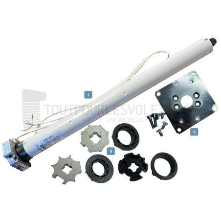 Pack de remplacement Moteur filaire à manoeuvre de secours toute marque pour grande porte de garage