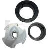 Adaptations pour moteur Becker diam. 50 et tube Deprat 89 mm rainuré