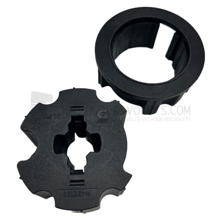 Adaptations moteur Geiger diam. 50 et tube rond à goutte diam. 70