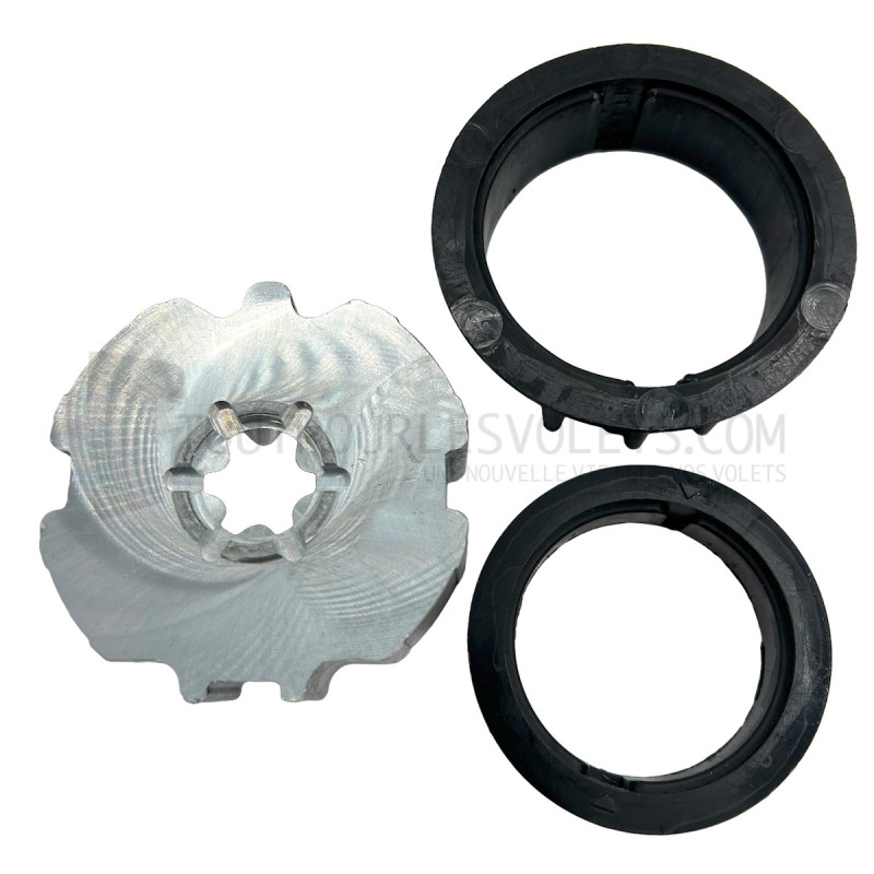 Adaptations pour moteur Becker diam. 50 et tube ZF80