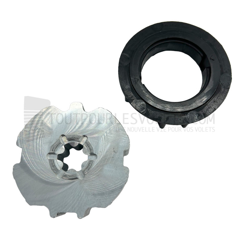 Adaptations pour moteur Becker diam. 50 et tube ZF80
