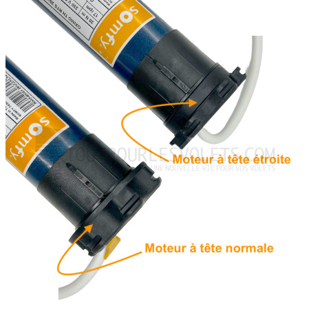 Somfy Oximo TH RTS 6/17 (Tête étroite)