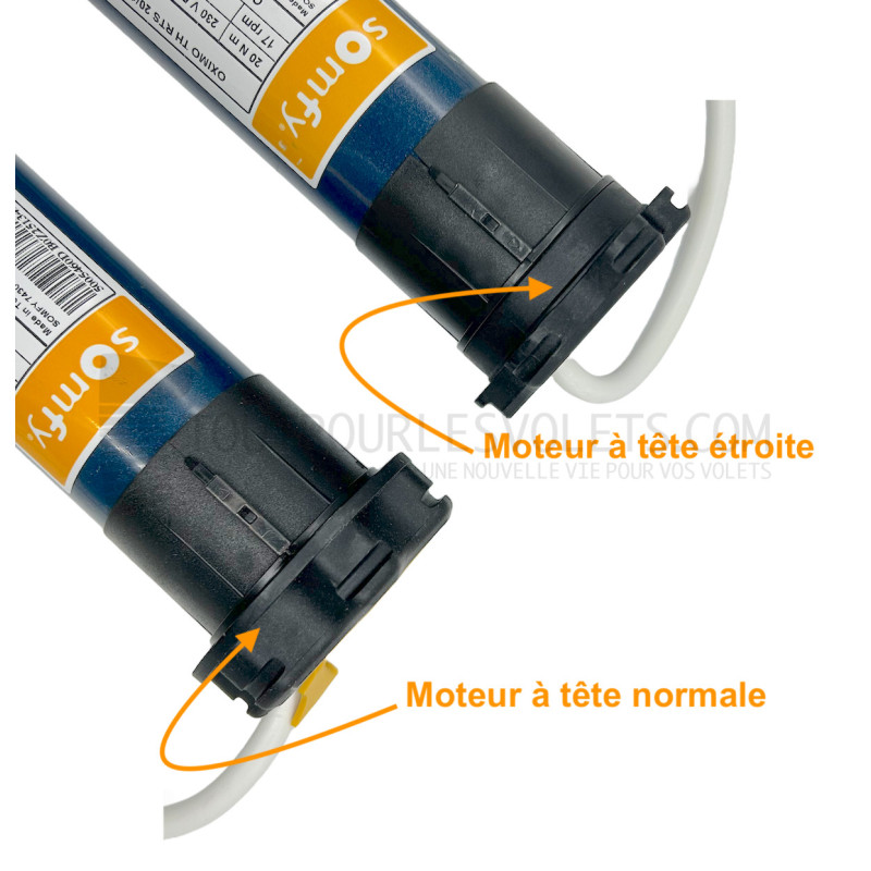 Somfy Ilmo 10/17 TH à tête étroite
