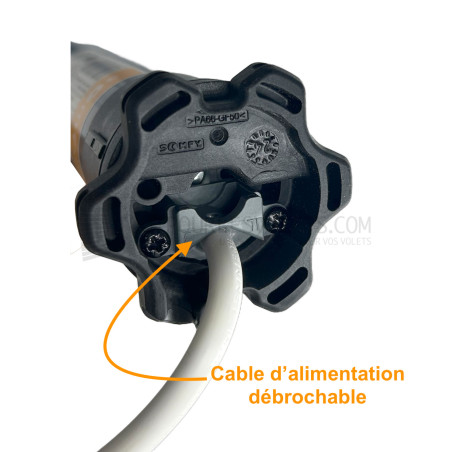 Somfy Ilmo 10/17 TH à tête étroite