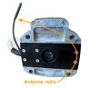 Gaposa radio mécanique à manoeuvre de secours 40 Nm ø 50 mm