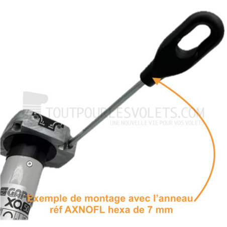Gaposa radio mécanique à manoeuvre de secours 40 Nm ø 50 mm - Pour store banne
