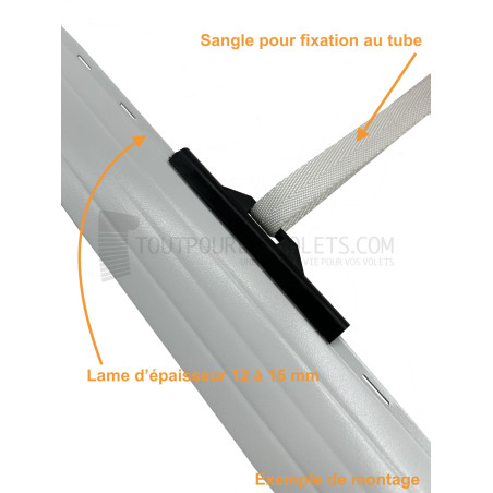 Sangle Ecru 15 mm x 1 mm (30 cm)