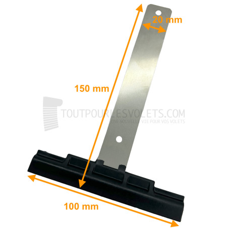 Attache tablier à visser - Ep. de lame 14 mm - L146