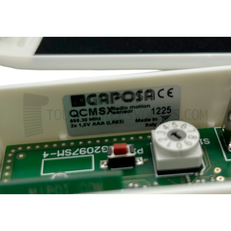 Capteur de mouvement radio Gaposa pour store banne