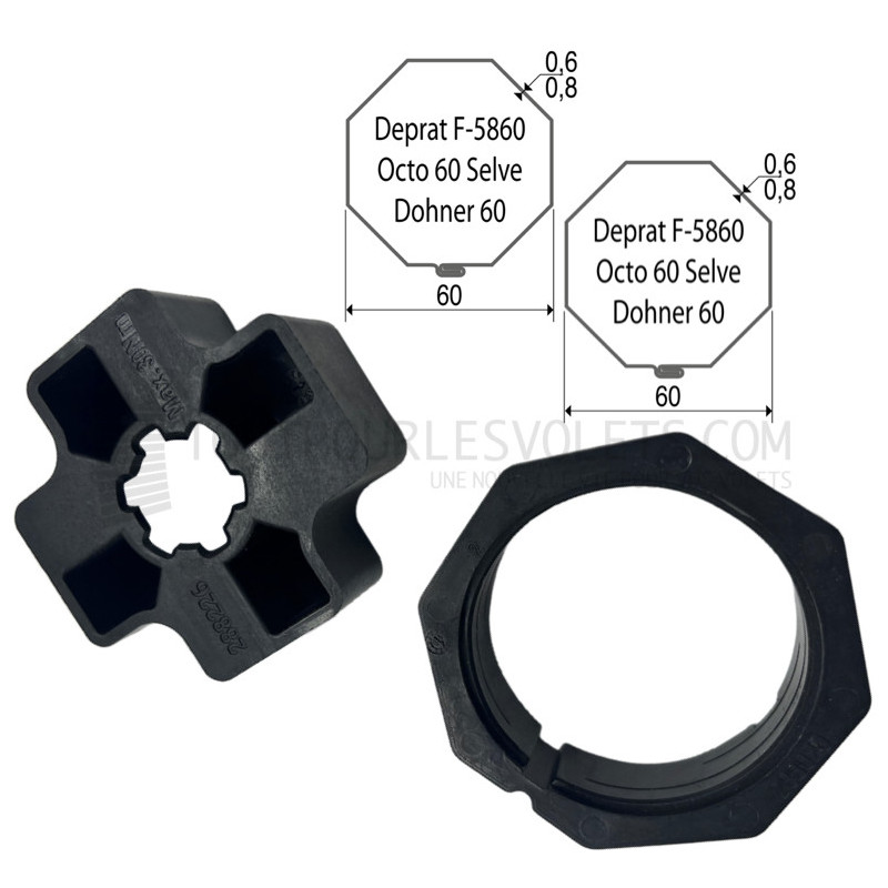 Selve Adaptations Octo 60 / Diam. 50