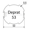 Adaptations moteur Becker diam. 50 et tube Deprat 53