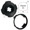 Adaptations moteur Becker diam. 50 et tube Deprat 53