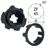 Adaptations pour moteur Becker diam. 40 et tube ZF45