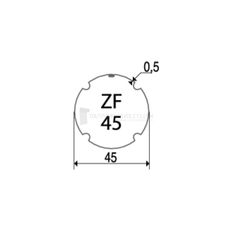 Adaptations pour moteur Becker diam. 40 et tube ZF45