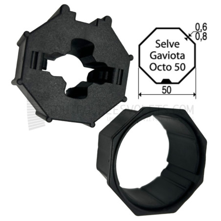 Adaptations moteur Geiger diam. 50 et tube Octo 50