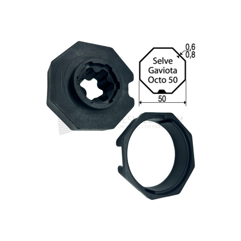 Adaptations moteur Becker diam. 50 et tube Octo 50