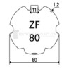 Adaptations pour moteur Becker diam. 50 et tube ZF80