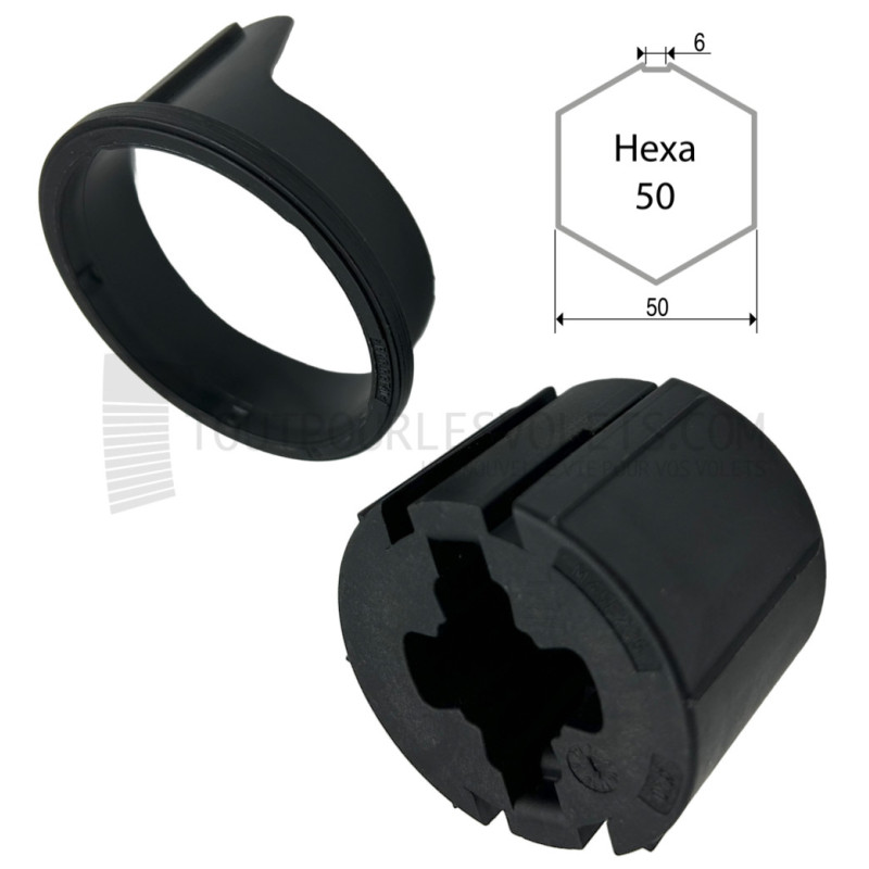 Adaptations moteur Geiger diam. 50 et tube Rond 50 et Hexa 50