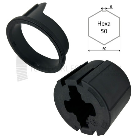 Adaptations moteur Geiger diam. 50 et tube Rond 50 et Hexa 50