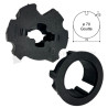Adaptations moteur Geiger diam. 50 et tube rond à goutte diam. 70