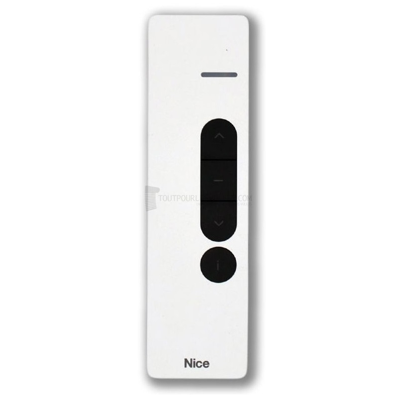 Nice Télécommande Domi P1 - 1 canal - Blanc