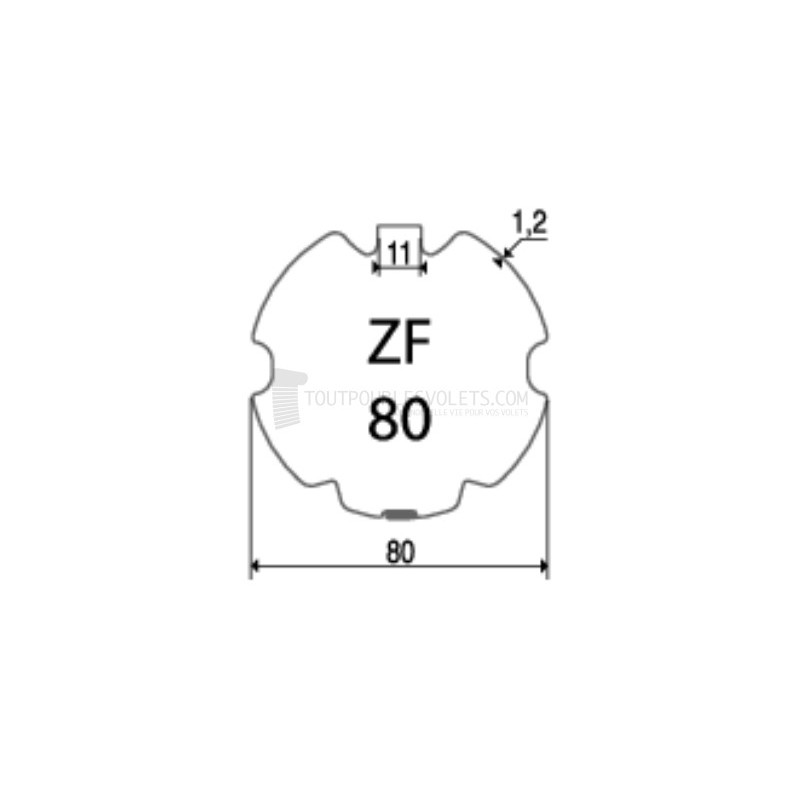 Selve Adaptations ZF80 / Diam. 50