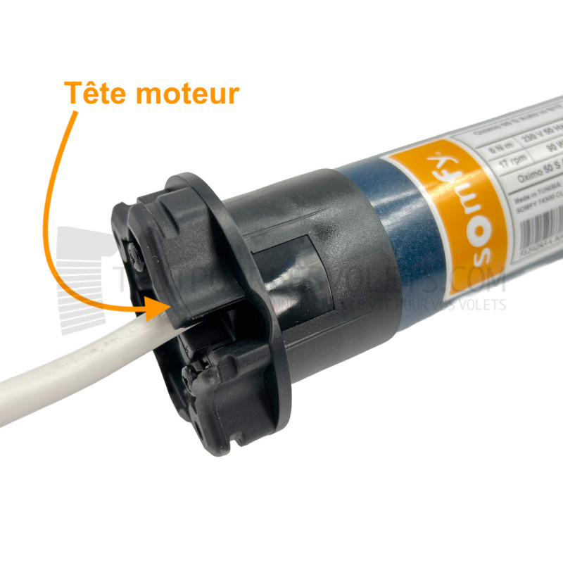 Somfy Oximo iO S 6/17 (Moteur court)