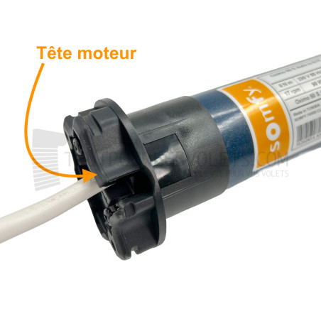 Somfy Oximo iO S 6/17 (Moteur court)