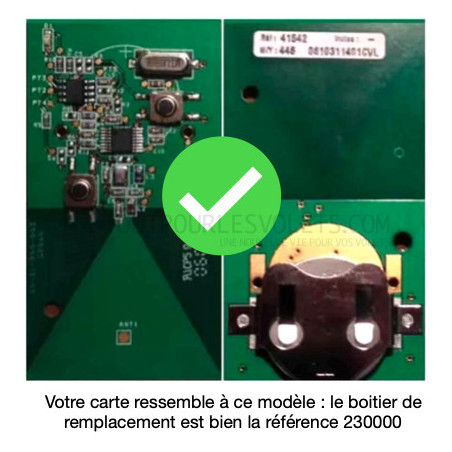 Boitier émetteur Bubendorff V1 vide