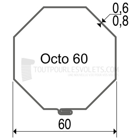 Kit tubes télescopiques octo 60 L 1500 max