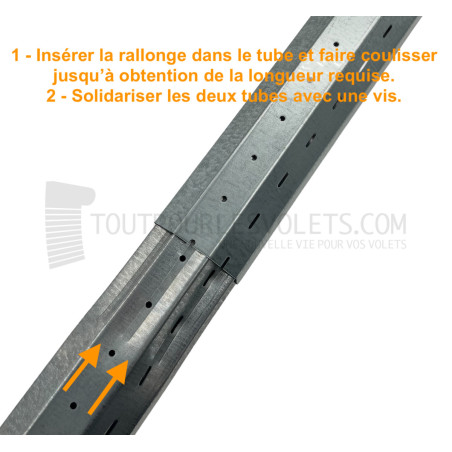 Rallonge pour tube Octo 60 - L500
