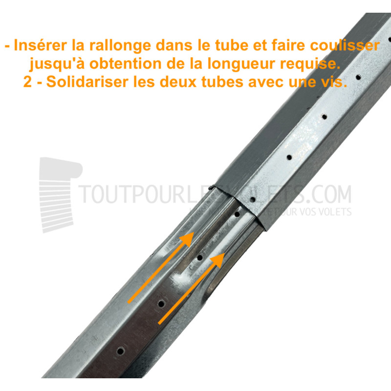 Kit tubes télescopiques octo 40 L 2000 max