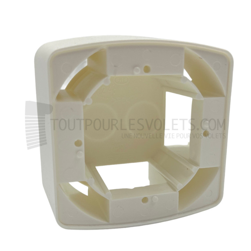 Boitier de montage en saillie pour gamme Somfy Inteo - Blanc