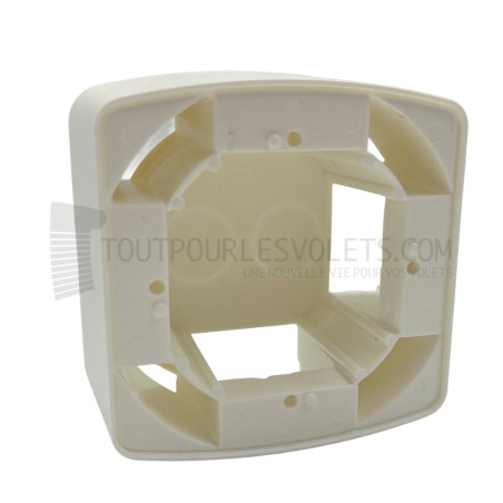 Boitier de montage en saillie pour gamme Somfy Inteo - Blanc