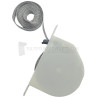 Enrouleur à encastrer Sangle 14 L 5,50 m Blanc