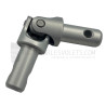 Genouillère acier Rond ø 10 mâle / Rond ø 10 mâle - Gris alu
