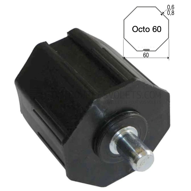 Embout pour Octo 60, Téton acier Diam. 12