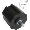 Embout pour Octo 60, Téton acier Diam. 12