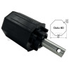 Embout pour octo 60, Tube diam. 16 et crabot ZF diam. 28