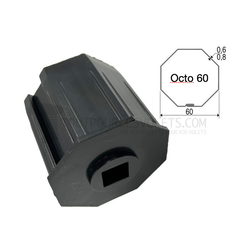 Embout pour Octo 60, pour carré de 13 mm